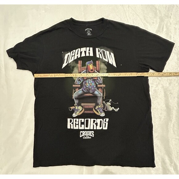 Death Row Records Crooks & Castles Men’s Large Snoop Dog Graphic T-shirt - Picture 2 of 4